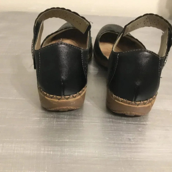 Remonte Soft Casual Comfort Mary Jane's Perforated Leather Black EU 38 US 7 - Picture 8 of 10
